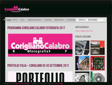 Tablet Screenshot of coriglianocalabrofotografia.it